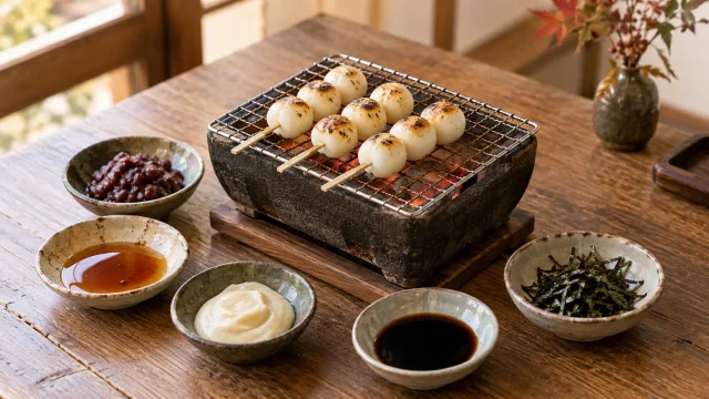 6つの味を、卓上で焼く。谷中銀座「だんごあそび」は2,300円をどう楽しむ？